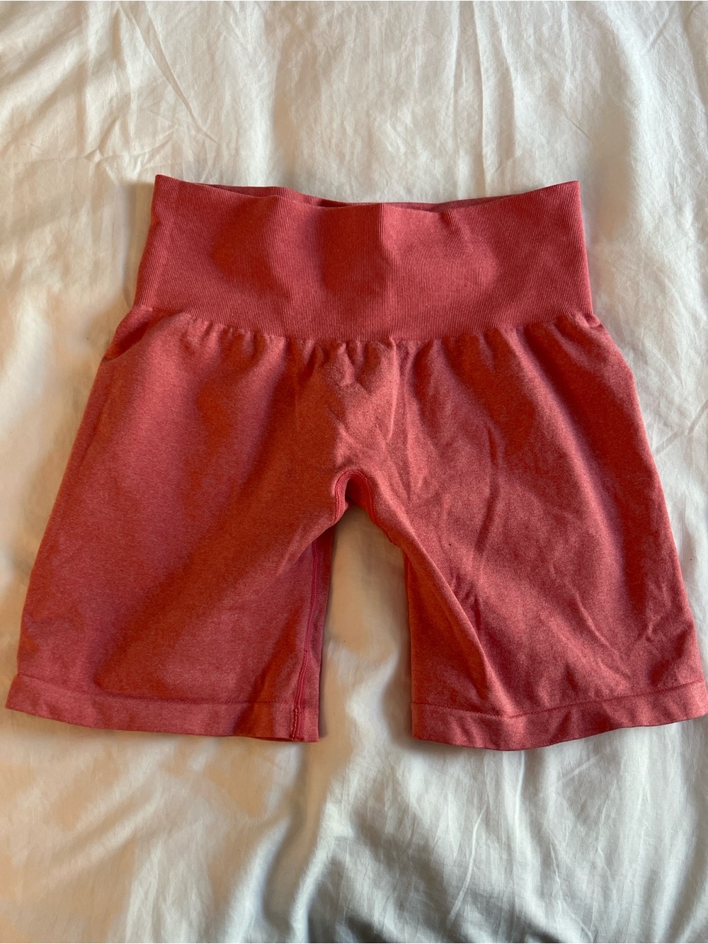Women’s High-Waist Pink Athletic Shorts